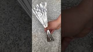 Stainless steel cable ties firmly fix things and can be used repeatedly tools besttools [upl. by Rimisac]