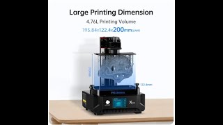 ANYCUBIC Photon Mono X 6Ks LCD 3D Printer 91 6K Large Screen 3D Printing 476L Bld VolumeUV Resin [upl. by Alan]