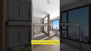 Small bedroom design  small room design  housedesign shorts  Interior design [upl. by Alrats]