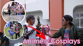 Interactuamos con Cosplayers en la Friki Feria COSPLAYS Y ANIME cosplay [upl. by Wyne]