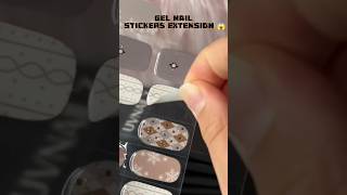 Viral Gel Nail Sticker Extensions ₹150 😱 From Meesho nailextension meesho shorts viralshorts yt [upl. by Atinihs]