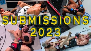 Top MMA Submissions 2023 part 2 [upl. by Airamas595]