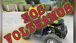 Probando estabilidad atv RAPTOR 200 avanzada NOS VOLTEAMOS [upl. by Suanne487]