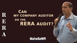 RERA Can my company auditor do the RERA audit [upl. by Hardan]