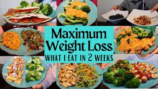 Maximum Weight Loss  What I Eat in 2 Weeks 5050 platesMcDougall Maximum Weight Loss [upl. by Oderfodog319]