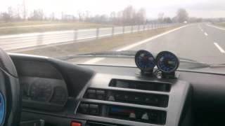 Cinquecento 14 16v 130km 6 speed Przyśpieszenie [upl. by Eedrahc]