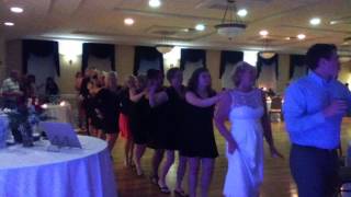 Bride Dancing Wedding Reception Conga Line  tcefx djs with efx entertainment [upl. by Corell]