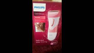 PHILIPS SATINSHAVE UNBOXING [upl. by Enidaj]