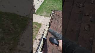 Satisfying Gutter cleaning [upl. by Aneen]