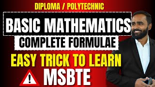 BASIC MATHEMATICSCOMPLETE FORMULAEEASY TRICK TO LEARNPradeepGiriAcademylive [upl. by Kaycee]