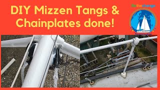 DIY Mizzen Tangs amp Chainplates completely done Mizzen mast ready [upl. by Otrebilif]