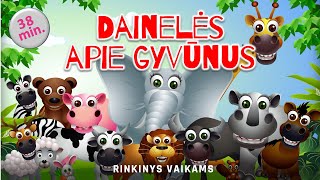 DAINELĖS APIE GYVŪNUS 2021 • Mix • Rinkinys Vaikams • Grojaraštis [upl. by Jeanine498]