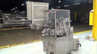 Used Kalix Model KX600E automatic hot air plastic tube filler  stock  70991002 [upl. by Aelgna677]