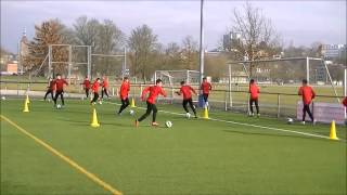 FußballTechnikEndlosschleife Fußballspezifisches Ausdauertraining [upl. by Ycnuahc814]