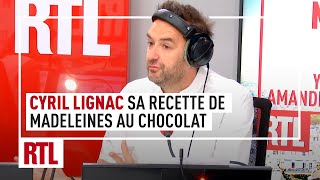 Cyril Lignac  sa recette des madeleines au chocolat [upl. by Allisirp]