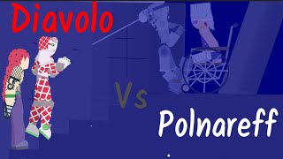 diavolo vs polnareff AT2 [upl. by Finzer]