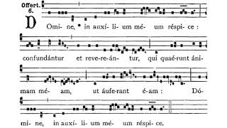 Gregorian Chant  Julian D Jankowski  16th Sunday after Pentecost  Offertory [upl. by Lraed]