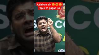 ABHINAY SIR 😡😡😡 EXPOSED GAGAN SIR ssccglresult2024 abhinaysharmamaths ssc viralshorts trending [upl. by Eedolem967]