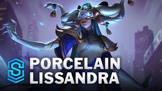 Porcelain Lissandra Skin Spotlight  League of Legends [upl. by Buddie727]