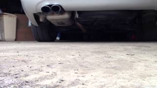 Mercedes C32 AMG Exhaust resonator delete [upl. by Licastro]