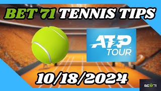 Tennis Picks and Predictions 101824 [upl. by Marybeth]