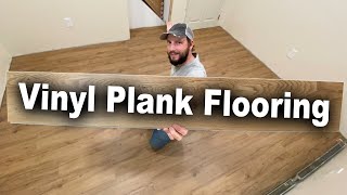 How to Install Vinyl Plank Flooring  Lifeproof LVP [upl. by Buderus]