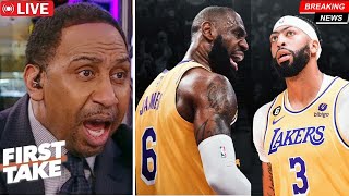 FIRST TAKE  quotNewlook Lakers will WIN Western Conferencequot  Stephen A SHUTS DOWN LeBron doubters [upl. by Lazor]