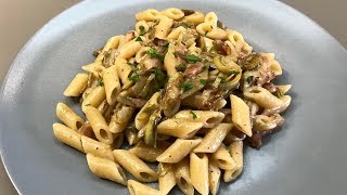 Pasta con carciofi buonissima  primi piatti facili e veloci [upl. by Jacqueline]