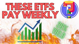 THESE COVERED CALL ETFS PAY WEEKLY [upl. by Dannel465]