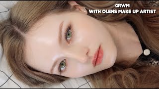 OLENS PHOTOSHOOTING GRWM with Olens makeup Artist [upl. by Annawaj]