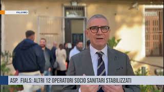 Palermo Asp Fials altri 12operatori sociosanitari stabilizzati [upl. by Colligan]