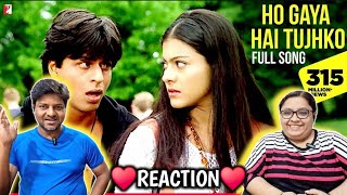 Ho gaya hai tujhko Song Reaction  DDLJ Songs  Shah Rukh Khan Kajol  evergreen hit songs  srk [upl. by Grantley903]