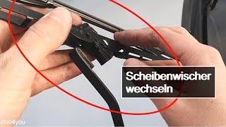 Scheibenwischer wechseln  DIY  How To  TUTORIAL [upl. by Bower]