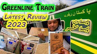 All New Greenline Train Journey 2023  AC Standard amp Its Services Reviewed  Pakistan Railways [upl. by Bessy]