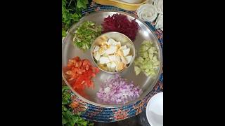 Protein packed Salad Recipe eggsalad swadanusaar [upl. by Russ]