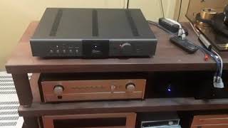 Preamp Krell KRC 3 amp Krell KSA 100 MKII [upl. by Htabazile]