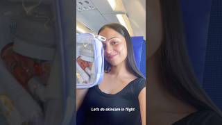 Lets do my skincare in flight ✈️🌷✈️  Gulguli Singh ytshorts flight youtubecreator shortvideo [upl. by Clite]