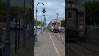 Very Late NJ Transit NJCL Train 3227 MCC 7023 Arriving At Little Silver Honking It C5A [upl. by Madai346]