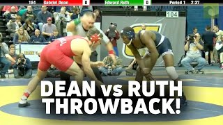 Freshman Gabe Dean Beats 2x NCAA Champion Ed Ruth In The Southern Scuffle Finals [upl. by Eidnyl]