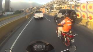 Paramedicos Motorizados  Guarimbas en terrazas del avila GOPR0611 [upl. by Nodlehs]