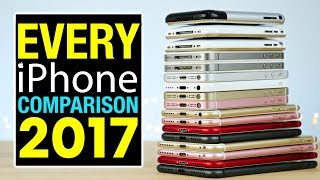 Every iPhone Comparison 2017 [upl. by Annahsad]