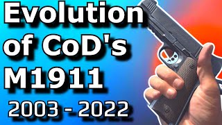 The Evolution of Call of Dutys 1911  Every incarnation of the COD 1911 [upl. by Juno]