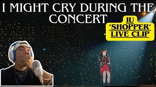 Im so hyped already  IU Shopper Live Clip REACTION VIDEO [upl. by Peyter]