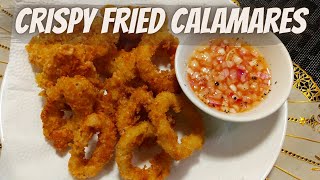 CRISPY FRIED CALAMARES RECIPE I Quick and Easy [upl. by Hajidak]