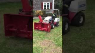 Ventrac vxd 4200 and Mk Martin Meteor Snowblower [upl. by Aicilas217]