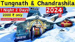 Tungnath amp Chandrashila Budget Travel Guide 🕉️🏔️🔱 [upl. by Eeladnerb]