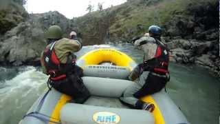 Extreme Rafting 70 Foot Waterfall  Mosier Falls Oregon [upl. by Nitsruk636]