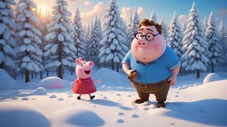 Peppas Winter Camping AdventureampWinter Camper Van Adventures 🧭 🐽 Peppa and Friends Full [upl. by Rubie]