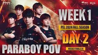 LIVE  PARABOY POV 2024 PEL AUTUMN SEASON WEEKLY FINALS W1D2 [upl. by Genna430]