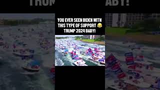 Trump Boat Parade Trump support 2024 boatparade boatersfortrump magababes election2024 [upl. by Bartolomeo627]